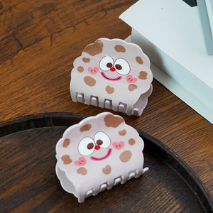 Pinza <span class=keywords><strong>de</strong></span> Pelo <span class=keywords><strong>de</strong></span> Acetato con Cara Sonriente <span class=keywords><strong>de</strong></span> Dibujos Animados Rosa Claro <span class=keywords><strong>de</strong></span> 6.5cm <span class=keywords><strong>de</strong></span> CANYUAN, Pinza <span class=keywords><strong>de</strong></span> Pelo Linda con Logotipo Personalizado para Mujer, Accesorios para el Cabello Kawaii - Product Image 1