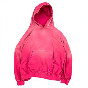 Sudadera con Capucha Personalizada con Efecto Desgastado, Lavado Vintage, Felpa de Algodón, Marca Privada para Colecciones de Ropa Urbana - Product Image 1