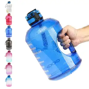3780ML Motivational One Gallon Water Bottle sport water bottle with time marker
