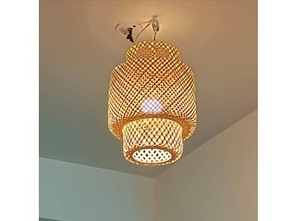 Ensemble de paniers en bambou artisanaux avec une construction tressée robuste pour la décoration de la maison de style farmhouse et des solutions de rangement pratiques - Product Image 2