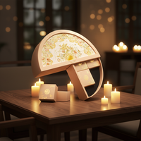 Nouvelle Boîte Cadeau Originale Haut de Gamme pour Gâteaux de Lune 2025 – Emballage Vide Personnalisable avec Logo pour Cadeaux d'Entreprise Créatifs du Festival de la Mi-Automne