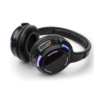 Système disco silencieux en gros d'usine le moins cher comprenant un casque disco silencieux flash à lumière LED et des émetteurs en option