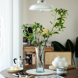 Plante artificielle Haiyi, branche unique, fleur en soie, décoration minimaliste pour la maison, style nordique pour le salon - Product Image 1
