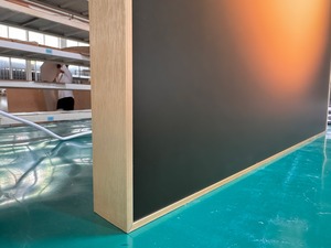 Lámpara de Pared Acrílica con Degradado de Luz del Amanecer al Atardecer, con Regulador de Intensidad Rotatorio Continuo, Decoración de Pared Iluminada Moderna de Lujo para Penthouse - Product Image 1