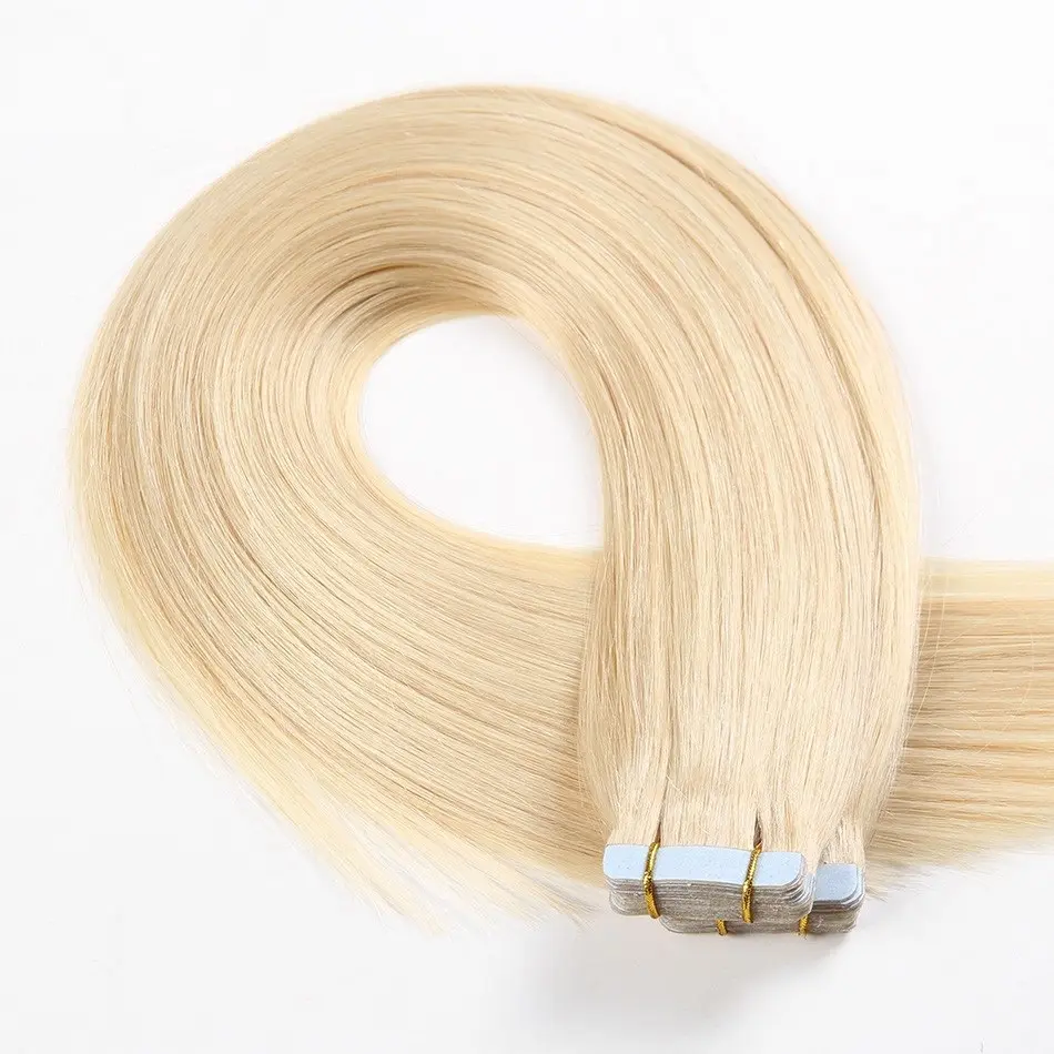 Hot Selling Brazilian Cuticle Aligned Human Hair Silky Straight Weave Ready To Ship Wholesale Tape Hair Extensions