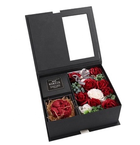 R-1230 En Gros Set Savon Fleur Rose Boîte à Fleurs Cadeau Saint-Valentin fête <span class=keywords><strong>des</strong></span> Mères Cadeau D'anniversaire De Noël - Product Image 3