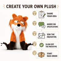 Peluche renard orange personnalisée à yeux bouillonnants, super douce, anti-stress, directement de l'usine, fabricant OEM ODM, polyester et coton PP