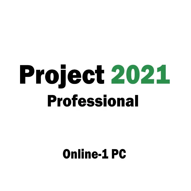 رمز مفتاح رقمي ماركة Project Pro 2021 للنشاط بنسبة 100% على الإنترنت موديل Project Professional 2021 لجهاز واحد للبيع عبر صفحة الدردشة على علي