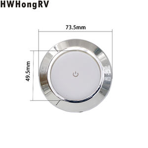 HWHongRV <span class=keywords><strong>Plafonnier</strong></span> <span class=keywords><strong>LED</strong></span> <span class=keywords><strong>avec</strong></span> <span class=keywords><strong>interrupteur</strong></span> tactile <span class=keywords><strong>12V</strong></span> RV Lampe dôme intérieure pour <span class=keywords><strong>camping</strong></span>-<span class=keywords><strong>car</strong></span>, remorque et <span class=keywords><strong>camping</strong></span>-<span class=keywords><strong>car</strong></span> - Product Image 3