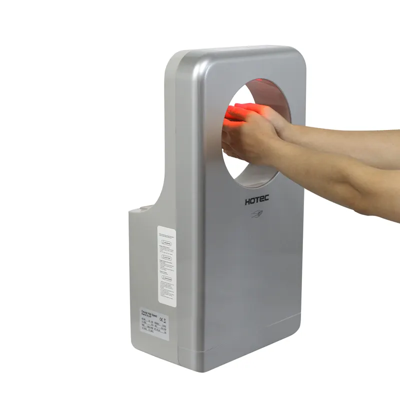 Датчик ABS круговая двухструйная сушилка для рук Высокоэффективная инфракрасная сушилка для рук с фильтром HEPA