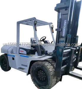 Montacargas Diésel Usado TCM FD100 de 10 Toneladas, Original de Japón, en Buenas Condiciones, Precio Económico para Venta Minorista para la Industria de Restaurantes - Product Image 1