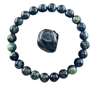 Cristal de guérison de haute qualité 8mm rubis Zoisite perles de pierre naturelle Bracelet rond pour hommes femmes bijoux cadeau