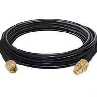 Câble d'extension d'antenne coaxial RF mural S MA-J/S MA-K-L2-2 S MA Mâle vers Femelle 50 Ω avec connecteur plaqué or à faible VSWR