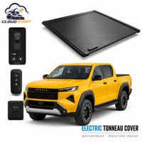 Couverture de benne de camionnette rétractable électrique pour Toyota Tundra 2022-2024, couverture de benne F250, couverture de benne Hilux Vigo 2005-2015, robuste