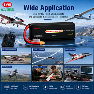 Batterie Lipo FPV pour Drone 4S 10000mAh 15C 15.2V à Décharge Élevée, Cellule UAV Légère Haute Performance pour Course et Longue Portée - Product Image 1