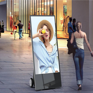 Écran publicitaire <span class=keywords><strong>LED</strong></span> mobile et portable P1.8/P2.5, alimenté par batterie, sur pied, affichage numérique, affiche numérique, écran LCD - Product Image 2