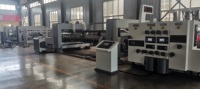 Mesin Cetak Flexo RYKS-282 dengan Mesin Slotting dan Die Cutting serta Mesin Folder Gluer Online