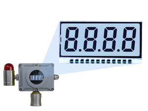 Nhà máy tùy chỉnh thiết kế HTN màu xanh trắng 7 đoạn <span class=keywords><strong>LCD</strong></span> hiển thị Module màn hình tích cực tiêu cực Transflective cho cụ mét - Product Image 5