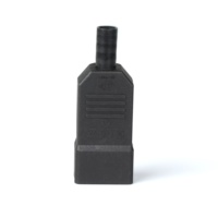 Connecteur mâle droit série C (C1/C2/C5-C14) norme EN60320-2-2 - Laiton industriel 10A LZ-14-T1 pour prises d'alimentation intelligentes
