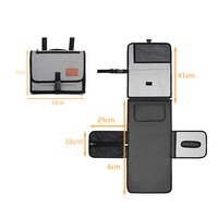 Tapis à langer portable étanche pour nouveau-né, station de change de voyage extensible, offre spéciale