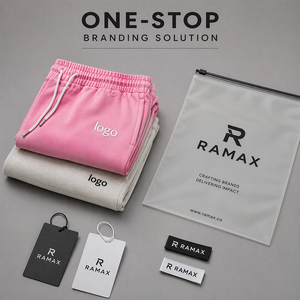 Shorts Bermuda en Coton Oversize pour Homme RAMAX, Lavage Vintage, Logo Personnalisé, Taille à Cordon, Style Décontracté Streetwear - Product Image 3