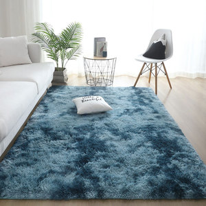 Tapis shaggy moderne très populaire pour salon et chambre à coucher, tapis moelleux antidérapant en laine - Product Image 3
