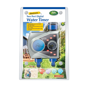 OEM điện tử kỹ thuật số nước hẹn giờ hai cửa hàng với màn hình LCD hiển thị nhà và vườn tự động hệ thống thủy lợi làm bằng nhựa - Product Image 2