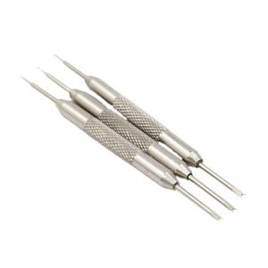 Herramienta de doble cabezal de metal para barras de resorte, punzón pequeño para reparación, instalación y extracción de correas de reloj, herramientas y piezas para relojes de pulsera - Product Image 1
