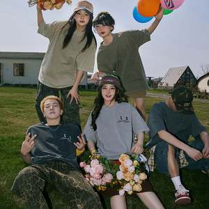 Custom Heavyweight 320 Gsm t Shirt Unisex Streetwear <b>Vintage</b> <b>French</b> Terry Round Neck t Shirt 100 Cotton - Product Image 6