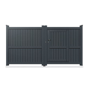Puerta Automática de Aluminio para Entrada de Vehículos, Diseño de Puerta Moderno para Casa Particular, Gran Oferta - Product Image 2