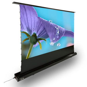 Pantalla de suelo tensada para <span class=keywords><strong>TV</strong></span> láser enrollable con Motor de 120 <span class=keywords><strong>pulgadas</strong></span>, traje de rechazo de luz ambiental para láser de tiro ultracorto - Product Image 1