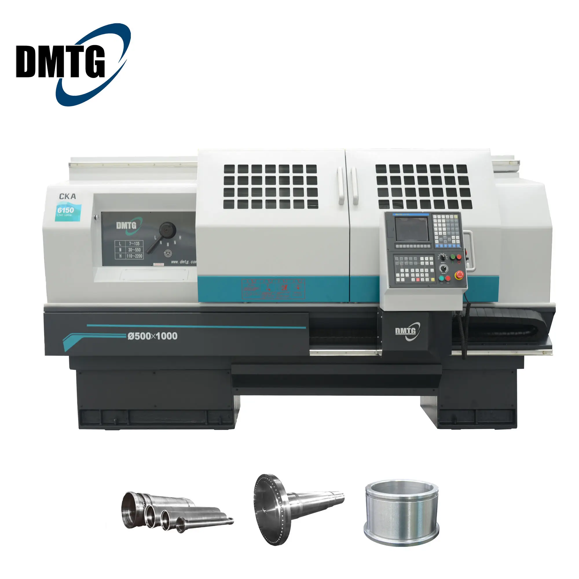 DMTG CKE6150 China CNC-Drehmaschine Horizontale Flachbett-CNC-Drehmaschine Torno CNC-Drehmaschine Preis