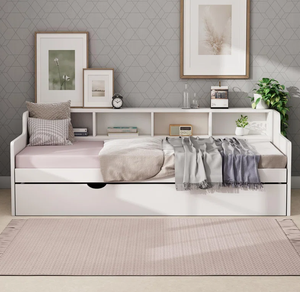 Customized Modern European Solid Wood White Children's <strong>Day</strong> <strong>Bed</strong> Frame <strong>with</strong> 3 <strong>Drawers</strong> for Kids Bedroom Furniture Hotel Apartment - Product Image 3