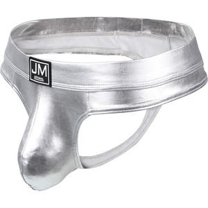 Novedad 2026: Jockstrap Metálico Dorado, Plateado y Rojo para Hombre con Cintura Ancha, Efecto Levantamiento <span class=keywords><strong>de</strong></span> Glúteos, Bolsa Realzadora <span class=keywords><strong>de</strong></span> Volumen y Corte Bajo Sexy - Product Image 4
