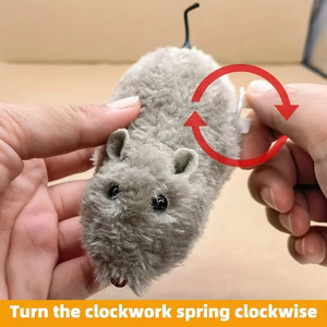 Nouveau jouet interactif pour chat, souris mécanique à remonter, modèle mignon, jouet universel pour chaton, jouet pour chat qui bouge - Product Image 3