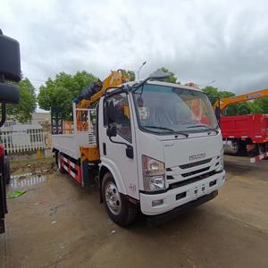 Camion grue ISUZU <span class=keywords><strong>Euro</strong></span> <span class=keywords><strong>5</strong></span> 120 CV <span class=keywords><strong>5</strong></span> tonnes, hauteur de levage 11,<span class=keywords><strong>5</strong></span> m, tarière hydraulique, nacelle aérienne, haute efficacité, moment de levage <span class=keywords><strong>125</strong></span> kN.m - Product Image 2