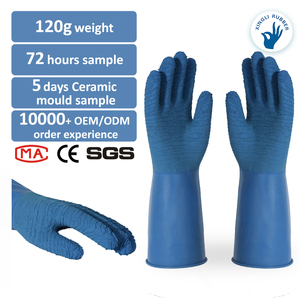 <span class=keywords><strong>Gants</strong></span> en caoutchouc de qualité alimentaire Xingli pour l'industrie de la transformation des aliments et de la pêche <span class=keywords><strong>Gants</strong></span> antidérapants et anti-coupure avec approbation <span class=keywords><strong>ATEX</strong></span> - Product Image 1