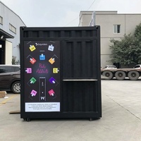 Kiosque Conteneur Préfabriqué 10 pieds – Kiosque Alimentaire Modulaire Industriel et Commercial pour la Vente de Café Urbain et de Restauration Rapide