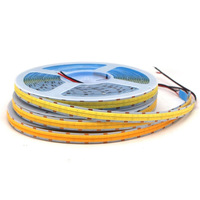 Bande LED COB 24V en gros, haute luminosité, 960 LED, 12mm, double rangée, lumière blanche, 28W/M, 20M, sans chute de tension