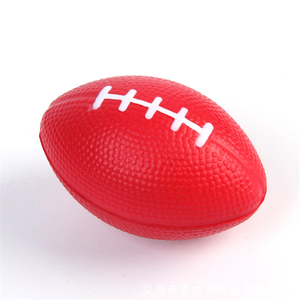 Palla antistress da Rugby in schiuma Pu rotonda promozionale a buon mercato con Logo - Product Image 3