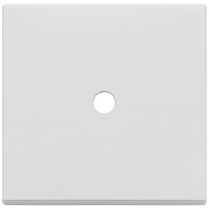Round Matt White <b>Plate</b> 9.5 In Length For Wall <b>Switches</b> - Product Image 1