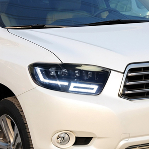 Conjuntos de faros delanteros TYPY para Toyota Highlander 2007-2011 con lentes láser, luces LED de circulación diurna e intermitentes secuenciales - Product Image 4