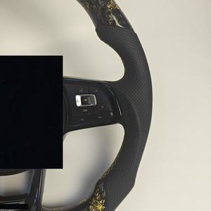 Volante de pantalla LED forjado de fibra de carbono verdadero ajuste personalizado para Volkswagen Golf R <span class=keywords><strong>GTI</strong></span> GTS GTD GTE <span class=keywords><strong>Polo</strong></span> <span class=keywords><strong>GTI</strong></span> <span class=keywords><strong>Mk6</strong></span> y Mk7 - Product Image 5