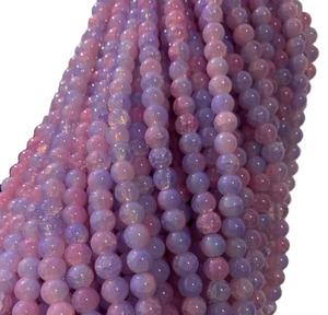 Cuentas de Vidrio de Colores Mezclados <span class=keywords><strong>Pandahall</strong></span>, Cuentas Redondas de Vidrio para Joyería - Product Image 3