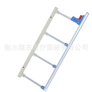 Barandilla de Cama de Hospital Xuhaode, Aleación de Aluminio, Altura Ajustable, Plegable, Sin Necesidad de Perforación, Plateada, 120 cm o Menos - Product Image 4