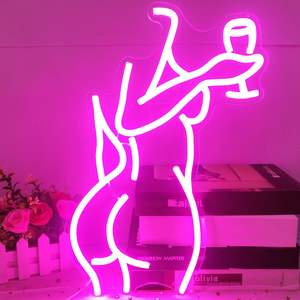 Insegne al <span class=keywords><strong>Neon</strong></span> LED 'Sexy Lady' con Trasformatore e Telecomando per Decorazione Feste, Arredamento Camera da Letto, Illuminazione Sexy per Bar - Product Image 1