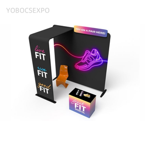 Tùy chỉnh 3x3 nhôm trong nhà Triển Lãm Đứng gian hàng triển lãm thương mại hiển thị gian hàng với tùy chỉnh in ấn - Product Image 1