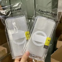 Coque de téléphone en acrylique C0135 pour iPhone 16 17 Air 15 Pro 14 13 Pro Max 12 11 18, étui magnétique transparent pour Samsung S26 Ultra