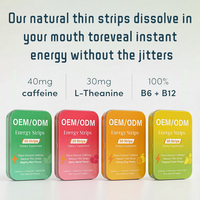 Greenpie Bandes Orales Dissolvables Personnalisées pour le Sommeil, la Détente et l'Énergie – Bandes Orales Dissolvables Énergisantes