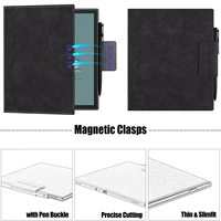 Étui magnétique robuste en PU de qualité supérieure pour tablette Onyx Boox Note Air 5 C 10.3 2025 – Housse intelligente élégante de style livre avec attache pour stylet
